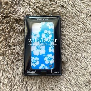 Blue Hibiscus Wildflower Case